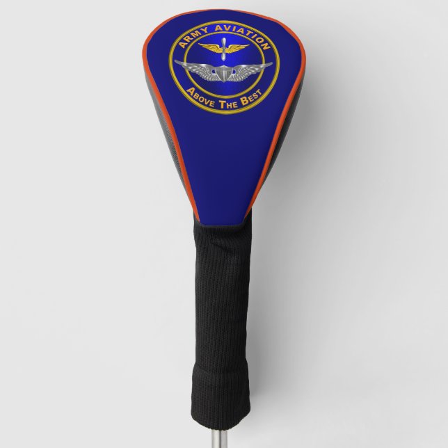 Funda Para Palo De Golf Alas de Aviación del Ejército (Anverso)