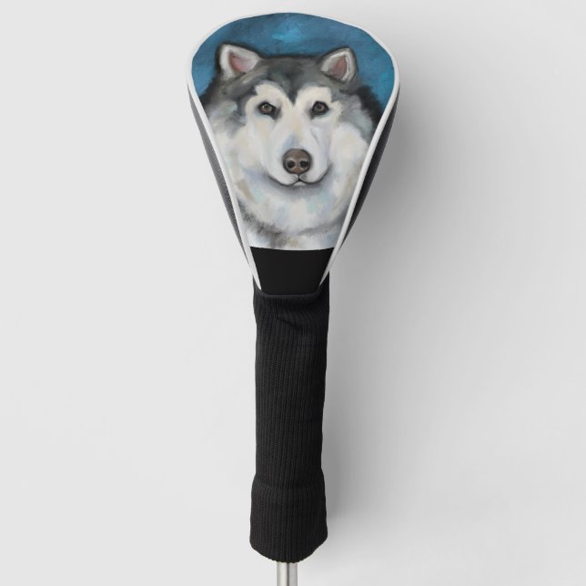 Funda Para Palo De Golf Alaskan Malamute (Anverso)
