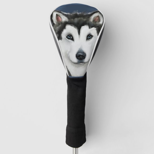 Funda Para Palo De Golf Alaskan Malamute (Anverso)