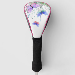 Funda Para Palo De Golf Alegría de primavera - Mariposas coloridas vuelan