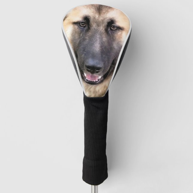 FUNDA PARA PALO DE GOLF ALEMÁN SHEPHERD DOG (Anverso)