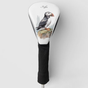 Funda Para Palo De Golf Aleta en una acuarela de rock, personalizado