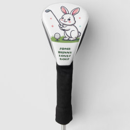 Funda Para Palo De Golf Algún conejo ama el golf Jardín de primavera Verde
