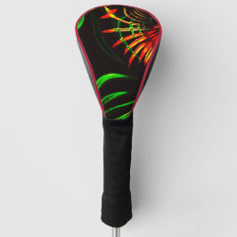 Funda Para Palo De Golf Algunas hojas de pasto, colores de fuego en los "p