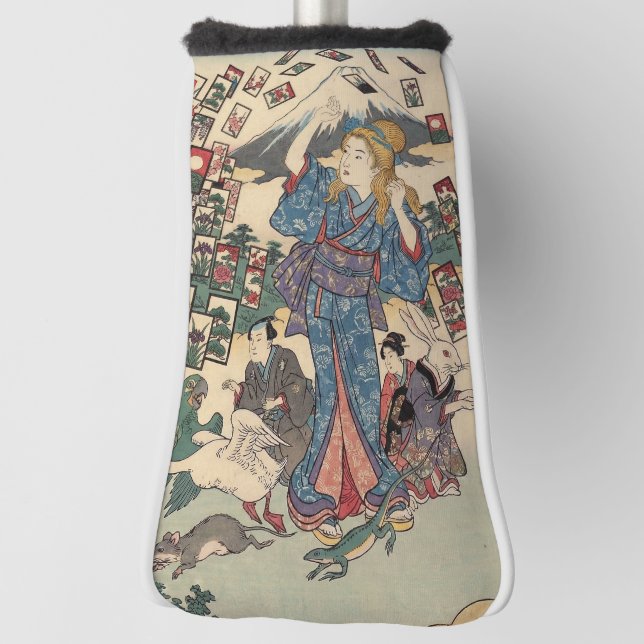 Funda Para Palo De Golf Alice Lost in Japan | Ukiyo-e Floating Wonderland (Girar 90)