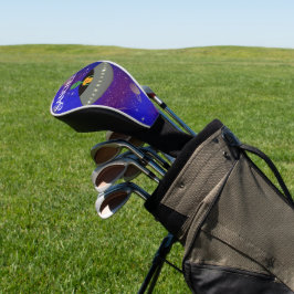 Funda Para Palo De Golf Alienígena en una nave espacial con camiseta de Nu