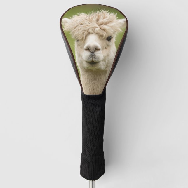 FUNDA PARA PALO DE GOLF ALPACA FUNNY GOLF DRIVER COVER GOLF GIFS (Anverso)