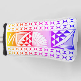 Funda Para Palo De Golf Amanecer nativo del suroeste en arcoiris