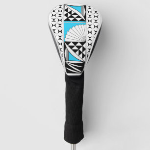 Funda Para Palo De Golf Amanecer nativo del suroeste en turquesa