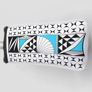 Funda Para Palo De Golf Amanecer nativo del suroeste en turquesa