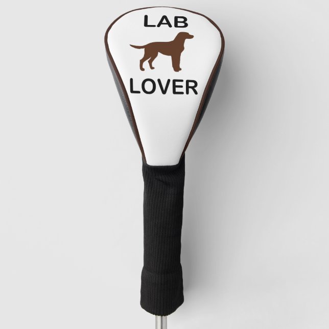 Funda Para Palo De Golf amante de laboratorio (Anverso)