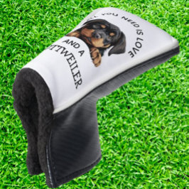 Funda Para Palo De Golf Amante de Rottweiler