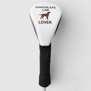 Funda Para Palo De Golf amante del laboratorio de chocolate negro