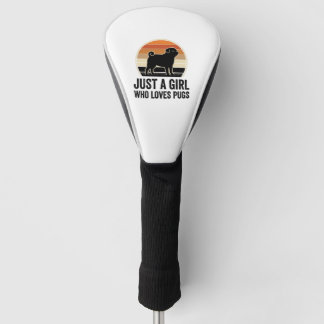 Funda Para Palo De Golf Amante del Pug Vintage Solo Una Camiseta de Perro 