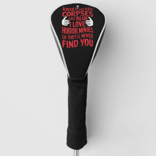 Funda Para Palo De Golf Amantes de Películas de Terror Halloween Película