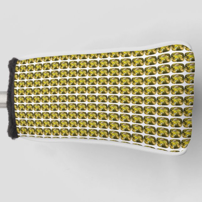 Funda Para Palo De Golf Amarillo Gemstone Citrino (Anverso)
