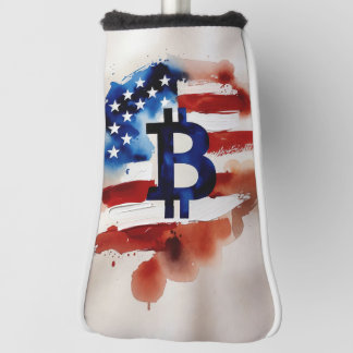 Funda Para Palo De Golf América Bitcoin (Pintura No. 4)