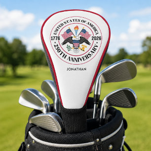 Funda Para Palo De Golf América Personalizada Aniversario 250