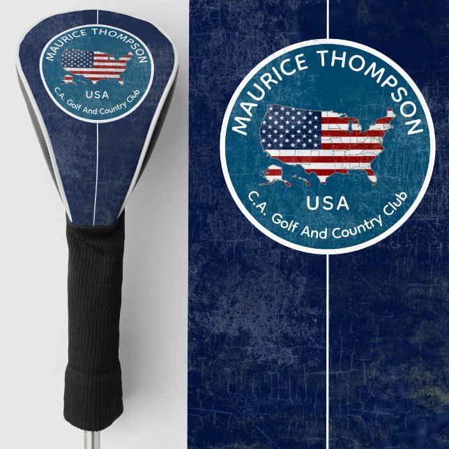 Funda Para Palo De Golf American Flag Golf Club Name U.S.A. (Subido por el creador)