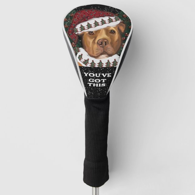 Funda Para Palo De Golf American Staffordshire Terrier (Anverso)