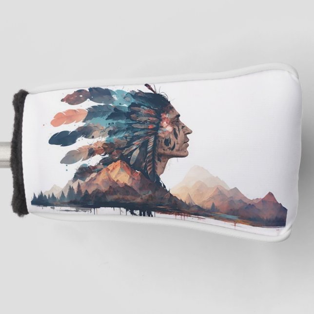 Funda Para Palo De Golf Americano nativo (Anverso)