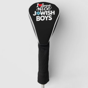 Funda Para Palo De Golf Amo a los chicos judíos agradables Judíos Hebreos 