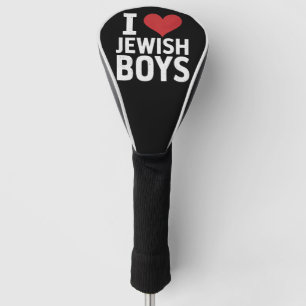Funda Para Palo De Golf Amo a los chicos judíos Me encantan los chicos jud