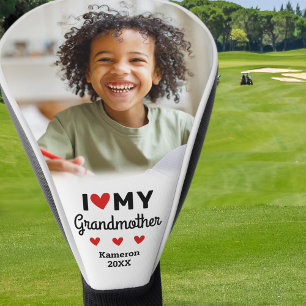 Funda Para Palo De Golf Amo a mi abuela Foto Nombre Nieto