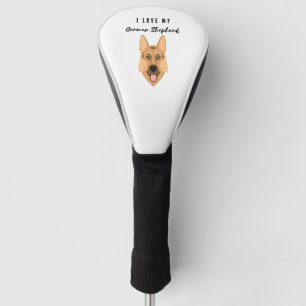 Funda Para Palo De Golf Amo a mi pastor alemán