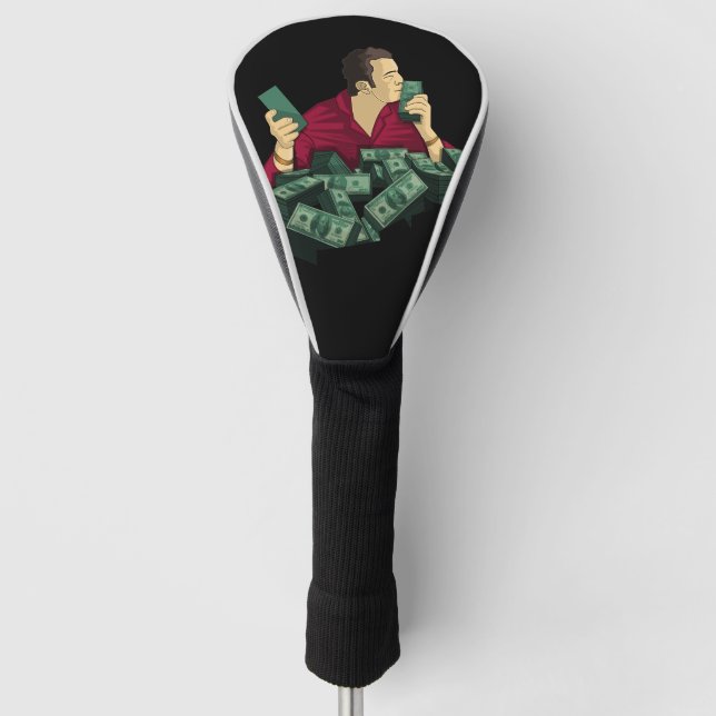 Funda Para Palo De Golf Amo el dinero (Anverso)