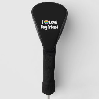 Funda Para Palo De Golf Amo mi novio gay, hippie LGBT