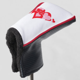 Funda Para Palo De Golf Amor de las cubiertas del Putter del golf de los