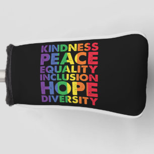 Funda Para Palo De Golf Amor por la paz Igualdad Inclusión Esperanza LGBT