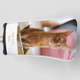 Funda Para Palo De Golf Añadir tu foto y texto personalizado a tu gato