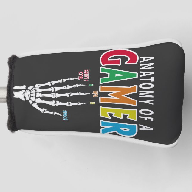 Funda Para Palo De Golf Anatomía De Una Cubierta De Cabeza Graciosa Del Sk (Anverso)