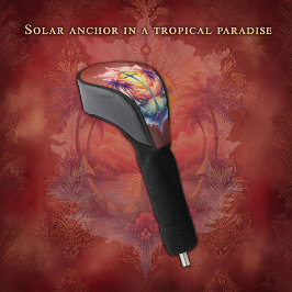 Funda Para Palo De Golf Ancla solar en un paraíso tropical. 