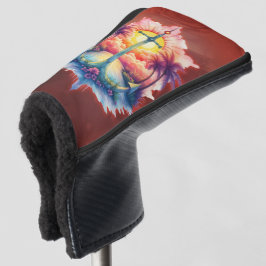 Funda Para Palo De Golf Ancla solar en un paraíso tropical. 
