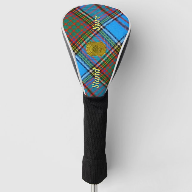 Funda Para Palo De Golf Anderson Clan Tartan & Motto (Anverso)