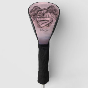Funda Para Palo De Golf Angel Eros en el amor, te amo