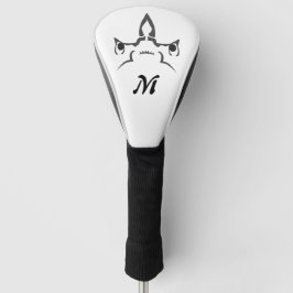 Funda Para Palo De Golf Angry Hammerhead Shark Line Art