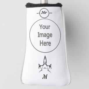Funda Para Palo De Golf Angry Hammerhead Shark Line Art