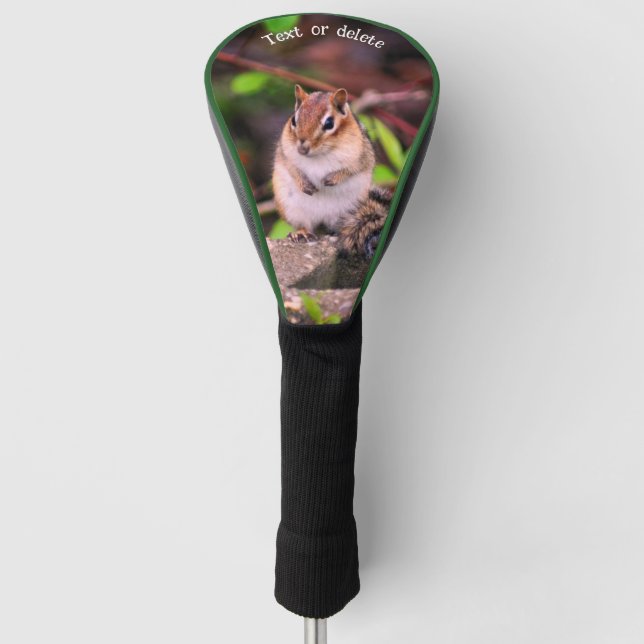 Funda Para Palo De Golf Animales salvajes Cute Chipmunk Personalizados (Anverso)
