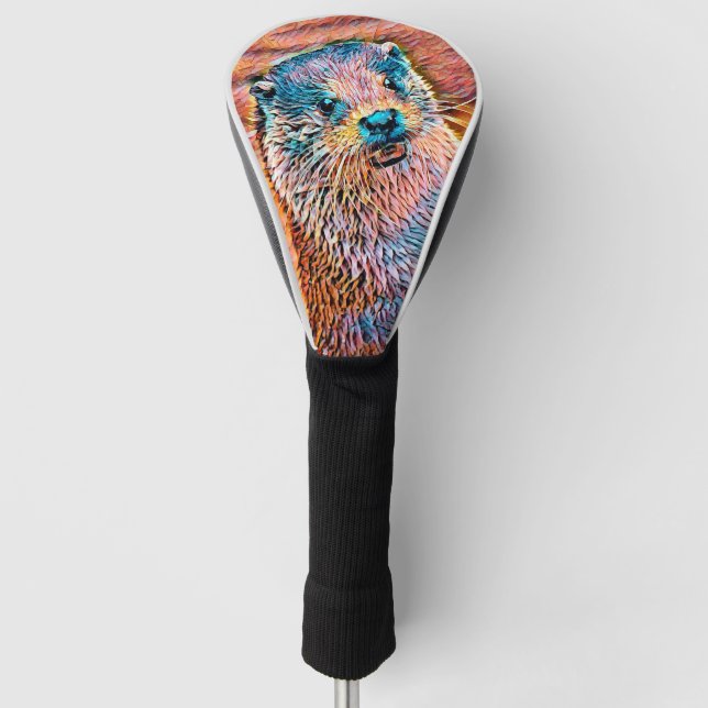 Funda Para Palo De Golf AnimalMix_Otter_002 (Anverso)