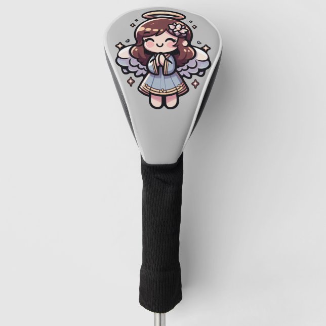 Funda Para Palo De Golf Anime Angel - angélico, kawaii, (Anverso)