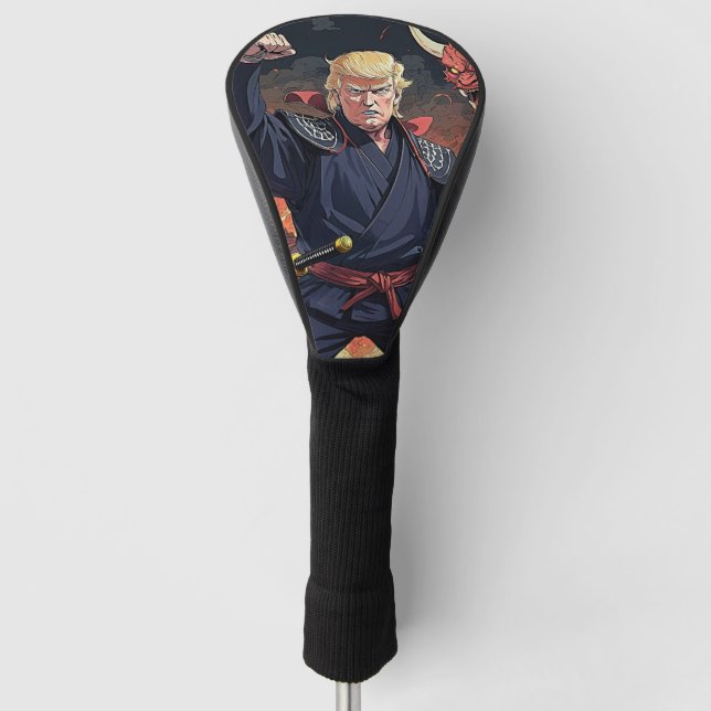 Funda Para Palo De Golf Anime Trump - Aumentan el puño (Anverso)