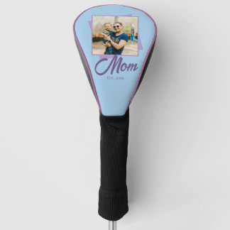 Funda Para Palo De Golf Año de establecimiento de mamá con foto