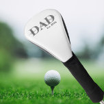 Funda Para Palo De Golf Año de los nombres de papá con niños<br><div class="desc">Portada del Papa Golf donde puedes añadir los nombres de los pequeños y el año en que el receptor se convirtió en papá! Elementos coincidentes disponibles. Excelente regalo para el día del padre o cualquier ocasión especial.</div>
