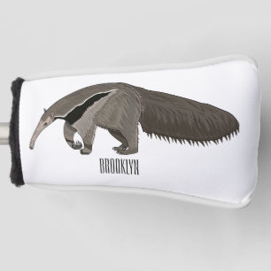 Funda Para Palo De Golf Anteater personalizado ilustracion