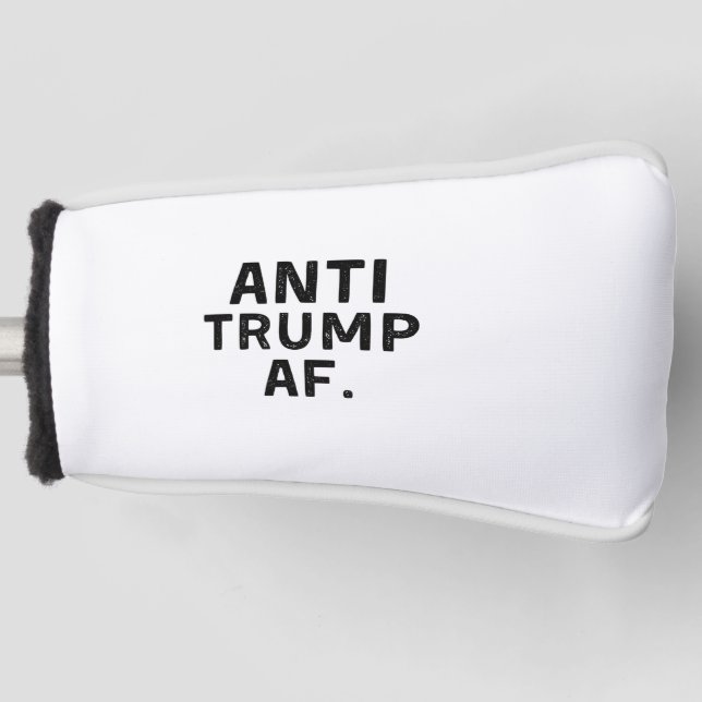 Funda Para Palo De Golf Anti Trump AF Democracia Estadounidense (Anverso)