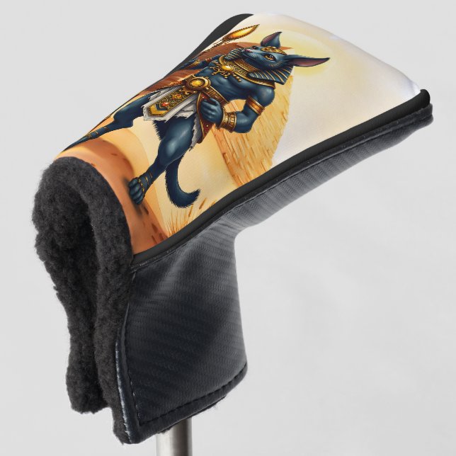 Funda Para Palo De Golf Anubis personalizado - Dios egipcio de la vida des (Anverso 3/4)